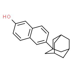 ChemSpider 2D Image | 6-(1-Adamantyl)-2-naphthol | C20H22O