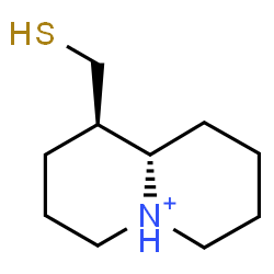 ChemSpider 2D Image | (1R,9aS)-1-(Sulfanylmethyl)octahydro-2H-quinolizinium | C10H20NS