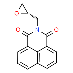 ChemSpider 2D Image | 2-[(2S)-2-Oxiranylmethyl]-1H-benzo[de]isoquinoline-1,3(2H)-dione | C15H11NO3