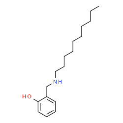 ChemSpider 2D Image | 2-[(Decylamino)methyl]phenol | C17H29NO