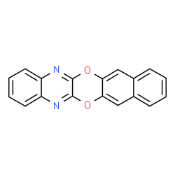 ChemSpider 2D Image | Naphtho[2,3-b]quinoxalino[2,3-E]1,4-dioxin | C18H10N2O2