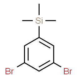 ChemSpider 2D Image | 3,5-Dibromo-1-trimethylsilylbenzene | C9H12Br2Si