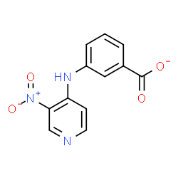 ChemSpider 2D Image | 3-[(3-Nitro-4-pyridinyl)amino]benzoate | C12H8N3O4
