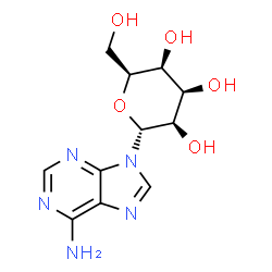 ChemSpider 2D Image | 9-(alpha-L-Talopyranosyl)-9H-purin-6-amine | C11H15N5O5