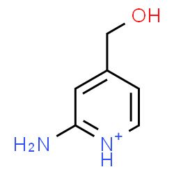 ChemSpider 2D Image | 2-Amino-4-(hydroxymethyl)pyridinium | C6H9N2O