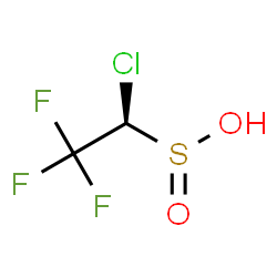 ChemSpider 2D Image | (1R)-1-Chloro-2,2,2-trifluoroethanesulfinic acid | C2H2ClF3O2S