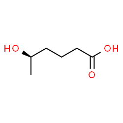 ChemSpider 2D Image | (5R)-5-Hydroxyhexanoic acid | C6H12O3