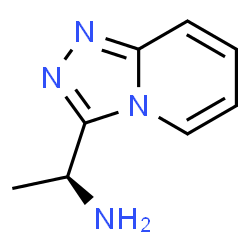 ChemSpider 2D Image | (S)-1-([1,2,4]triazolo[4,3-a]pyridin-3-yl)ethan-1-amine | C8H10N4