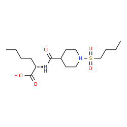 ChemSpider 2D Image | N-{[1-(Butylsulfonyl)-4-piperidinyl]carbonyl}-L-norleucine | C16H30N2O5S