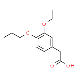 ChemSpider 2D Image | (3-Ethoxy-4-propoxyphenyl)acetic acid | C13H18O4