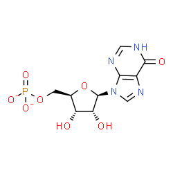 ChemSpider 2D Image | Inosine 5'-phosphate | C10H11N4O8P