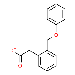 ChemSpider 2D Image | [2-(Phenoxymethyl)phenyl]acetate | C15H13O3