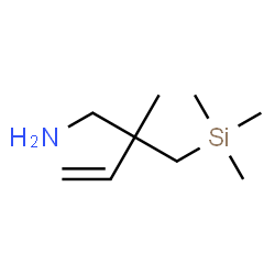 ChemSpider 2D Image | 2-Methyl-2-[(trimethylsilyl)methyl]-3-buten-1-amine | C9H21NSi