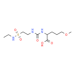 ChemSpider 2D Image | N-{[2-(Ethylsulfamoyl)ethyl]carbamoyl}-5-methoxynorvaline | C11H23N3O6S