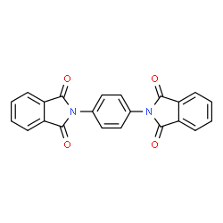 ChemSpider 2D Image | 2,2'-(1,4-Phenylene)bis(1H-isoindole-1,3(2H)-dione) | C22H12N2O4