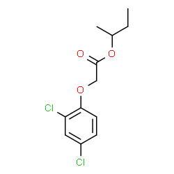 ChemSpider 2D Image | sec-Butyl (2,4-dichlorophenoxy)acetate | C12H14Cl2O3
