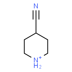 ChemSpider 2D Image | 4-Cyanopiperidinium | C6H11N2