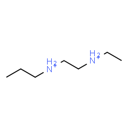 ChemSpider 2D Image | N-Ethyl-N'-propyl-1,2-ethanediaminium | C7H20N2