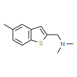 ChemSpider 2D Image | dimethyl[(5-methyl-1-benzothiophen-2-yl)methyl]amine | C12H15NS