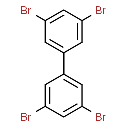 ChemSpider 2D Image | 3,3',5,5'-Tetrabromobiphenyl | C12H6Br4