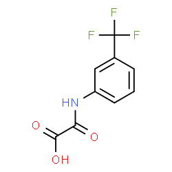 ChemSpider 2D Image | Oxo{[3-(trifluoromethyl)phenyl]amino}acetic acid | C9H6F3NO3