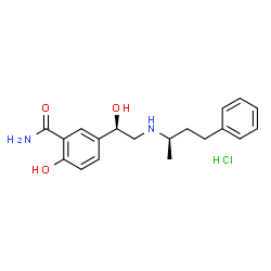 ChemSpider 2D Image | Dilevalol hydrochloride | C19H25ClN2O3