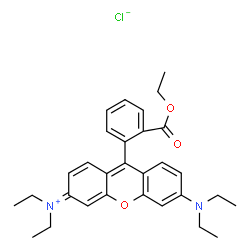 ChemSpider 2D Image | Rhodamine 3B | C30H35ClN2O3
