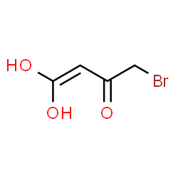 ChemSpider 2D Image | 1-Bromo-4,4-dihydroxy-3-buten-2-one | C4H5BrO3