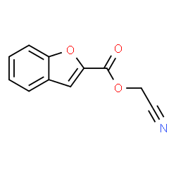 ChemSpider 2D Image | Cyanomethyl 1-benzofuran-2-carboxylate | C11H7NO3