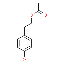 ChemSpider 2D Image | 2-(4-Hydroxyphenyl)ethyl acetate | C10H12O3