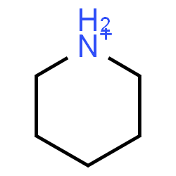 ChemSpider 2D Image | Piperidinium | C5H12N