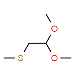 ChemSpider 2D Image | 1,1-Dimethoxy-2-(methylthio)ethane | C5H12O2S