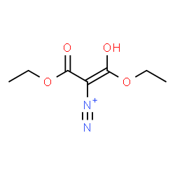 ChemSpider 2D Image | (1Z)-1,3-Diethoxy-1-hydroxy-3-oxo-1-propene-2-diazonium | C7H11N2O4