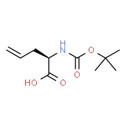 ChemSpider 2D Image | Boc-D-Allyglycine.DCHA | C10H17NO4