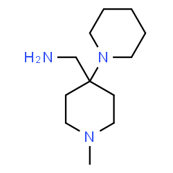 ChemSpider 2D Image | 1-(1'-Methyl-1,4'-bipiperidin-4'-yl)methanamine | C12H25N3