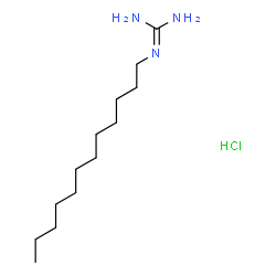 ChemSpider 2D Image | Dodecylguanidine hydrochloride | C13H30ClN3