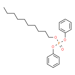 ChemSpider 2D Image | Decyl diphenyl phosphate | C22H31O4P