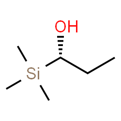 ChemSpider 2D Image | (1S)-1-(Trimethylsilyl)-1-propanol | C6H16OSi