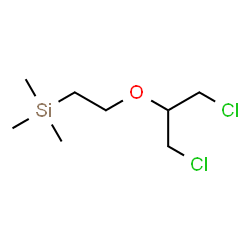 ChemSpider 2D Image | {2-[(1,3-Dichloro-2-propanyl)oxy]ethyl}(trimethyl)silane | C8H18Cl2OSi