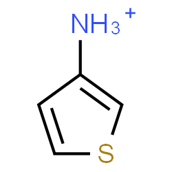 ChemSpider 2D Image | 3-Thiophenaminium | C4H6NS