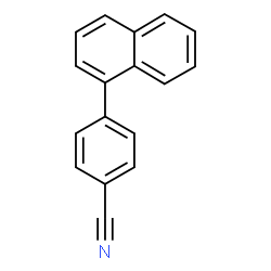ChemSpider 2D Image | 4-(1-Naphthyl)benzonitrile | C17H11N