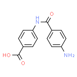 ChemSpider 2D Image | 4-[(4-Aminobenzoyl)amino]benzoic acid | C14H12N2O3