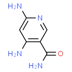ChemSpider 2D Image | 4,6-Diaminonicotinamide | C6H8N4O