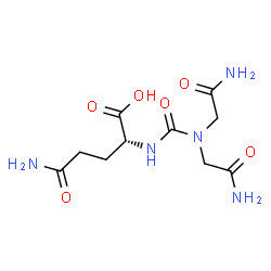 ChemSpider 2D Image | N~2~-[Bis(2-amino-2-oxoethyl)carbamoyl]-D-glutamine | C10H17N5O6
