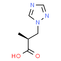 ChemSpider 2D Image | (2S)-2-Methyl-3-(1H-1,2,4-triazol-1-yl)propanoic acid | C6H9N3O2
