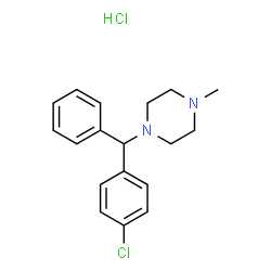 ChemSpider 2D Image | Chlorocyclizine hydrochloride | C18H22Cl2N2