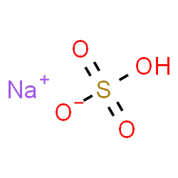 ChemSpider 2D Image | Sodium bisulfate | HNaO4S