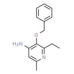 ChemSpider 2D Image | 3-(Benzyloxy)-2-ethyl-6-methyl-4-pyridinamine | C15H18N2O