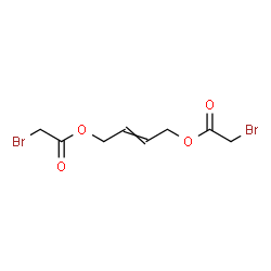 ChemSpider 2D Image | 1,4-Bis(bromoacetoxy)-2-butene | C8H10Br2O4
