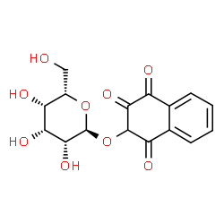 ChemSpider 2D Image | 1,3,4-Trioxo-1,2,3,4-tetrahydro-2-naphthalenyl alpha-L-talopyranoside | C16H16O9